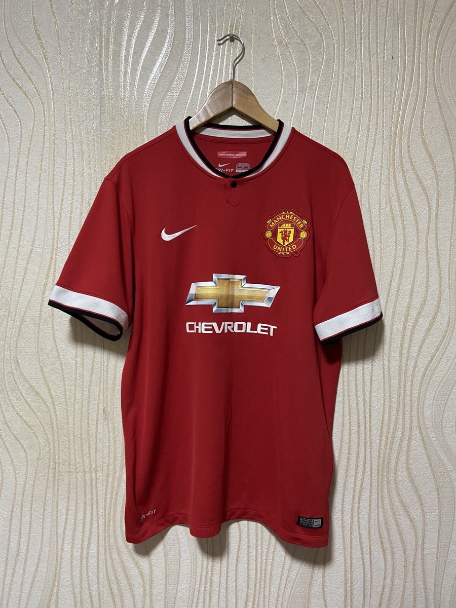 MANCHESTER UNITED 2014 2015 HOME SHIRT JERSEY NIKE 611031-624 XL