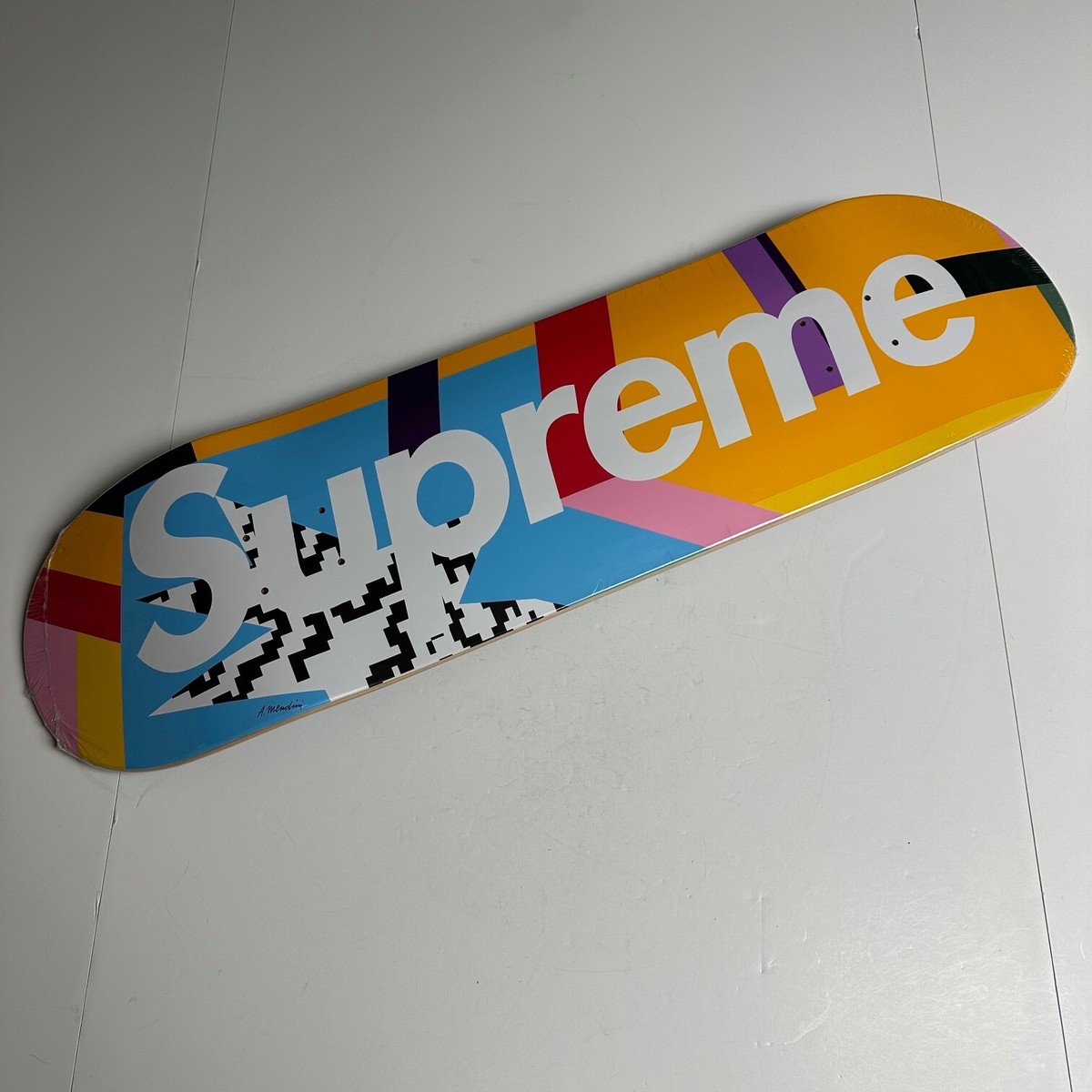 Supreme Mendini Skateboard Deck Blue SS16: New & Sealed | eBay