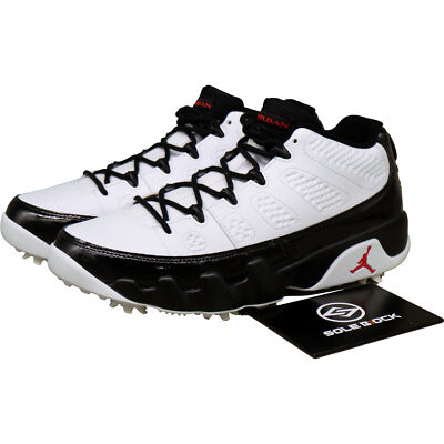 Air Jordan 9 Golf Low White Black True Red - FJ5934-100 | eBay