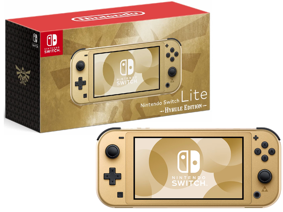 NEW Nintendo Switch Lite Legend of Zelda Hyrule Limited Edition
