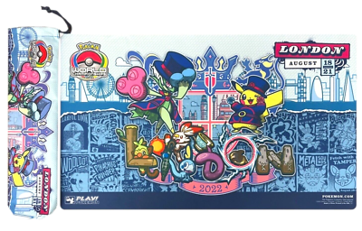 Pokemon World Championship 2022 London Playmat WCS 2022 NEW | eBay