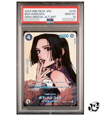 PSA 10 ONE PIECE Card Game OP04 OP01-078 Boa Hancock Alternate Art