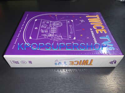 Twice TV6 Twice in Singapore 3 DVD Photobook Postcard Set Rare New