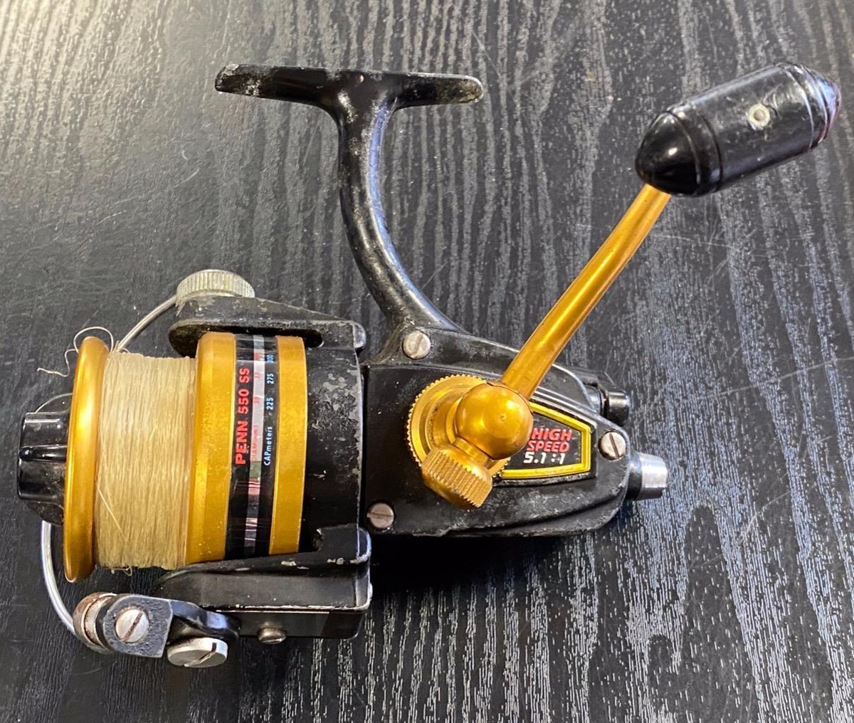 PENN 550SS HIGH SPEED 5.1:1 SPINNING REEL-USED. | eBay