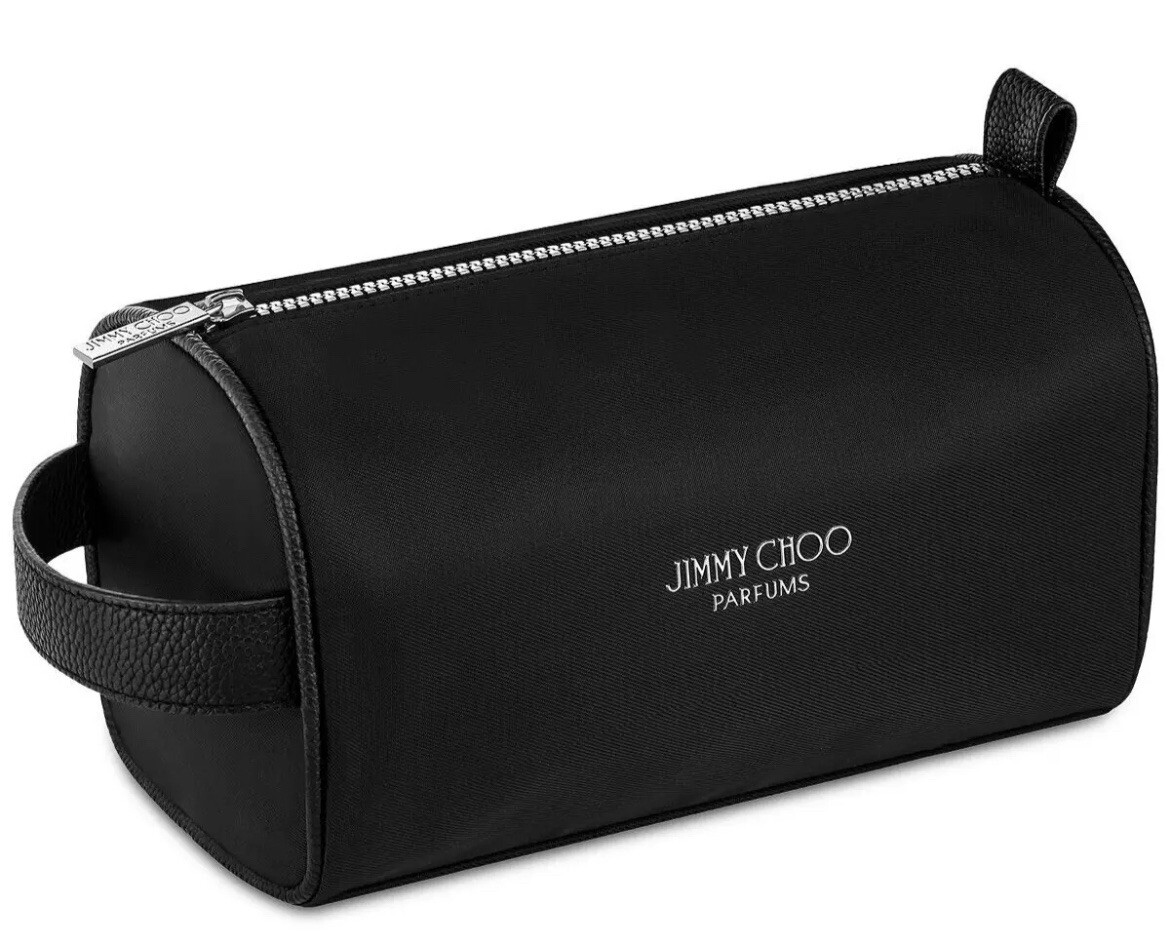 Jimmy Choo Parfums black pouch travel bag/toiletry | eBay