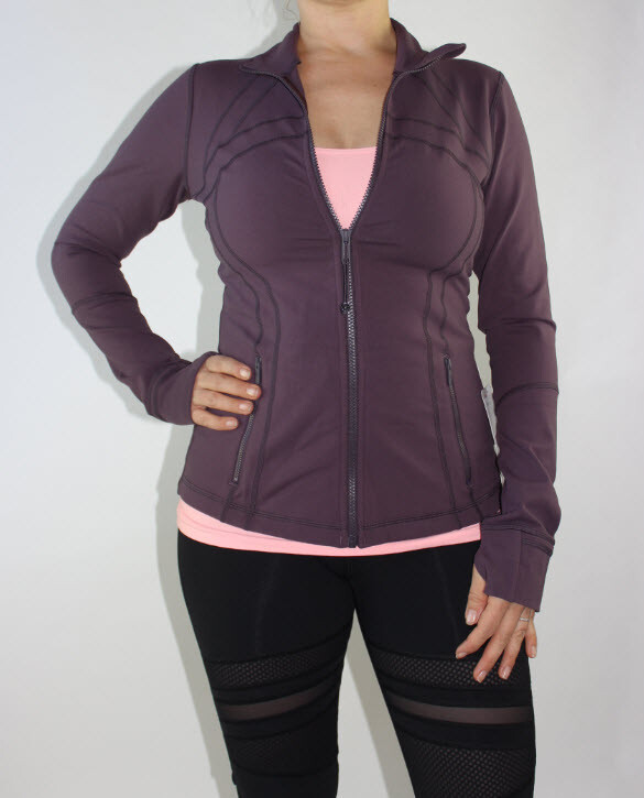 Lululemon Define Jacket size 6 Black Currant NWT Purple Luon Coat