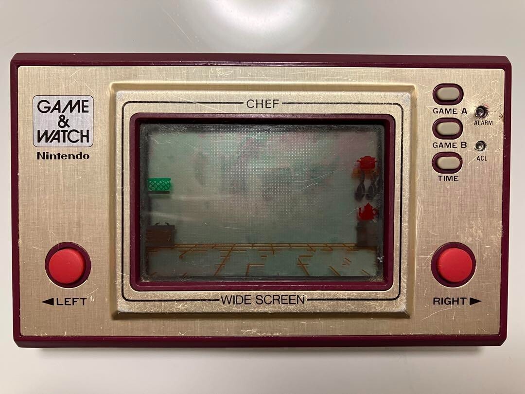 Nintendo Chef Game Watch Tested and works well | eBay