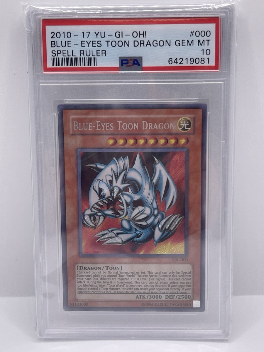 💎Blue Eyes Toon Dragon SRL-000 PSA 10 GEM-MT💎 | eBay