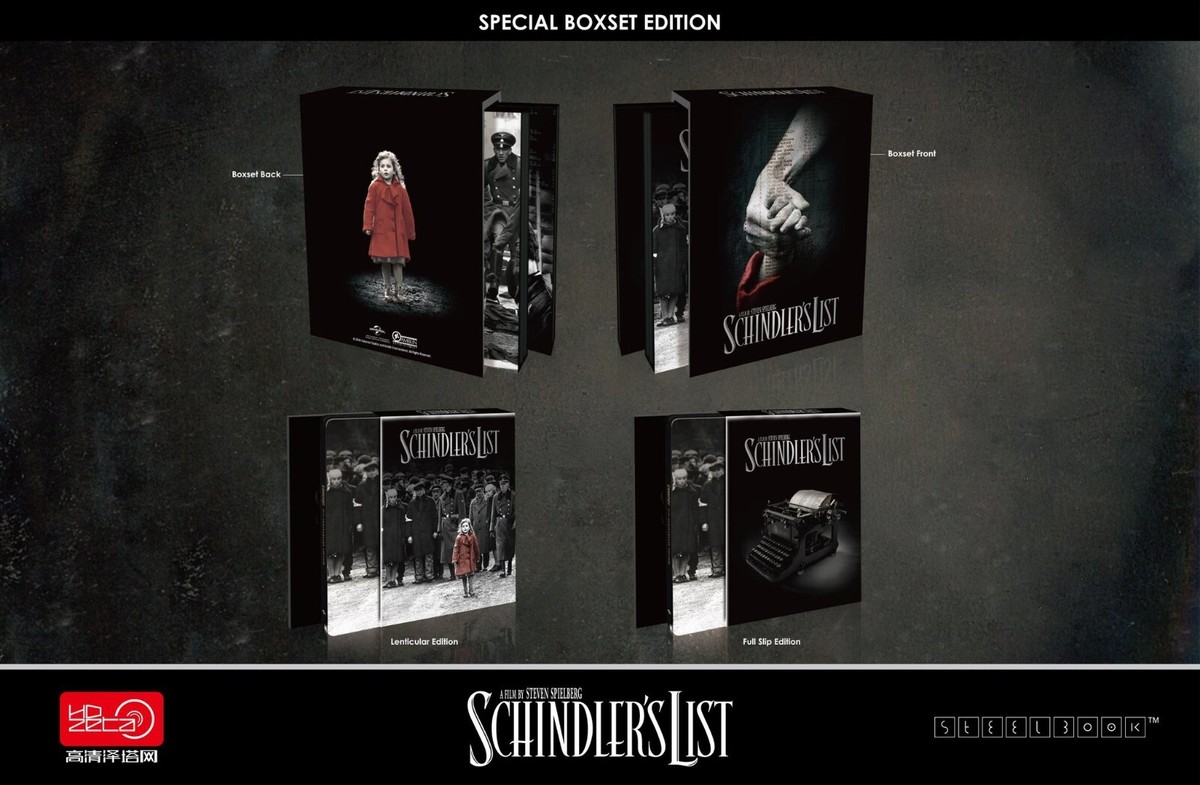 Schindler's List 4K UHD Steelbook HDzeta Silver Label One Click