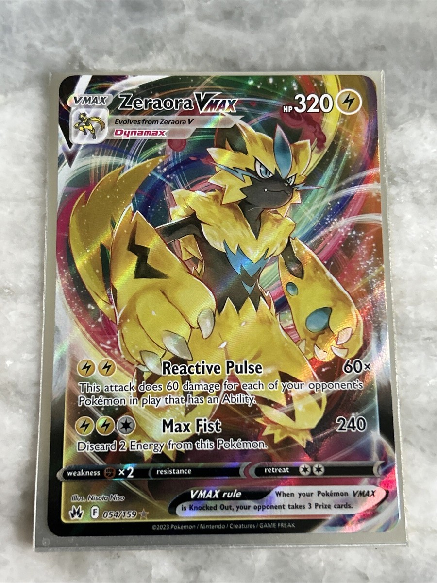 Zeraora VMAX 054/159 Crown Zenith Holo | eBay