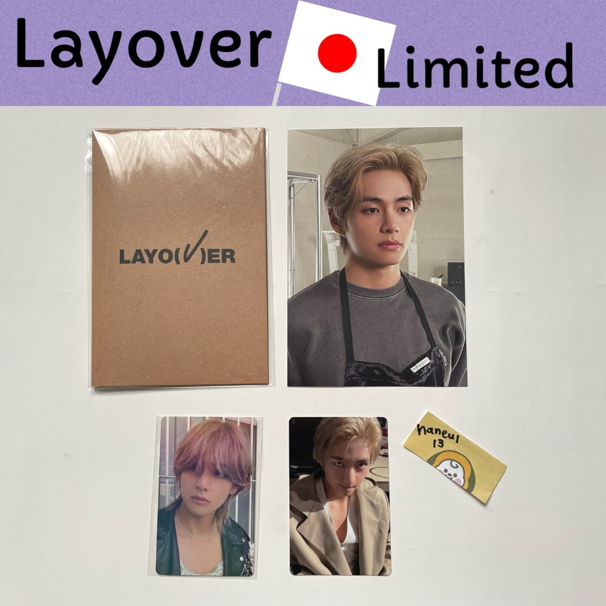 BTS V Layover Japan Limited POB Photocard Postcard JPFC UMS