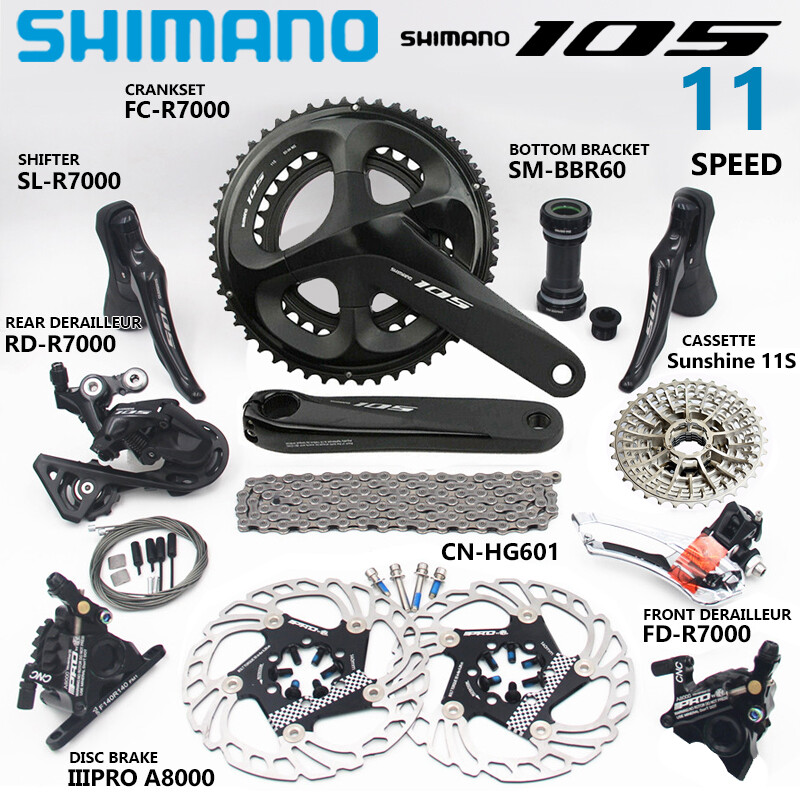 SHIMANO 105 R7000 Groupset R7000 Shift Derailleurs IIIPRO