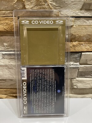 MADONNA SEALED PAPA DON'T PREACH 1986 GOLD CDV LONGBOX VIDEO TRUE