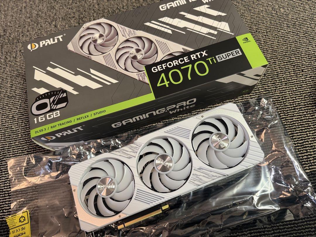 PALIT RTX 4070 Ti SUPER GamingPro White OC Edition 16GB | eBay