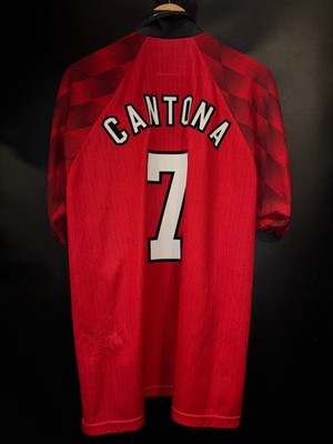 MANCHESTER UNITED CANTONA 1996-1997 ORIGINAL JERSEY Size XL | eBay
