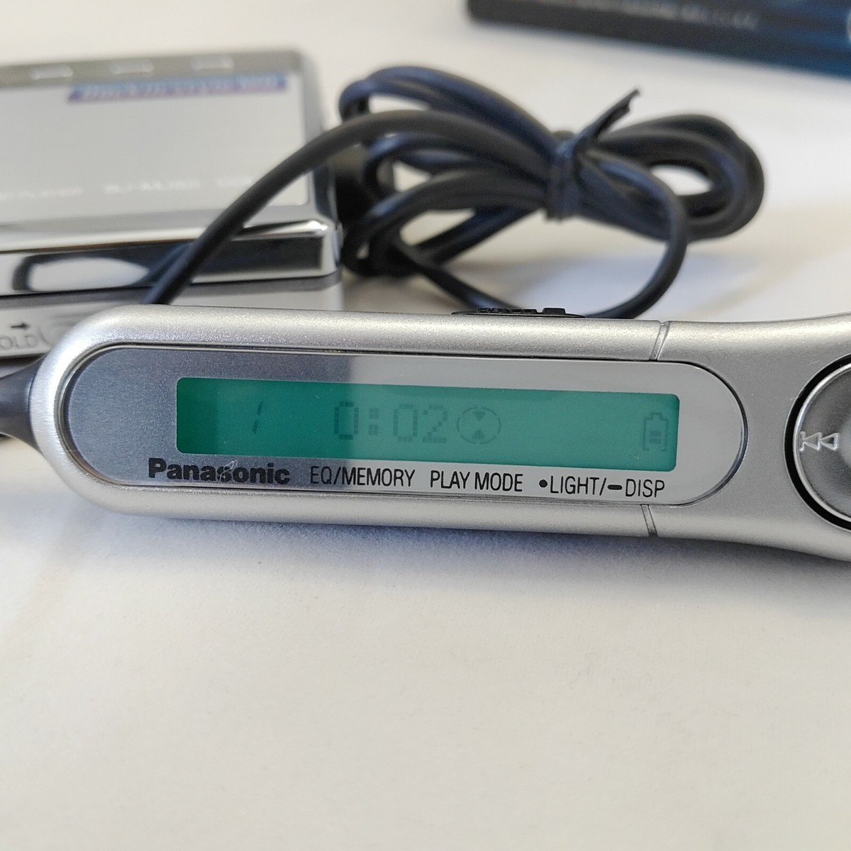Panasonic ポータブルMDプレーヤー SJ-MJ55- A ブルー 【公式通販】