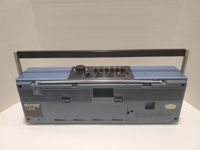 Sony CFS-300 Portable Stereo Radio Cassette Player Blue Boombox