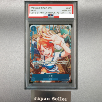PSA 10 Nami OP09-050 Let's Get Started Campaign ONE PIECE Card