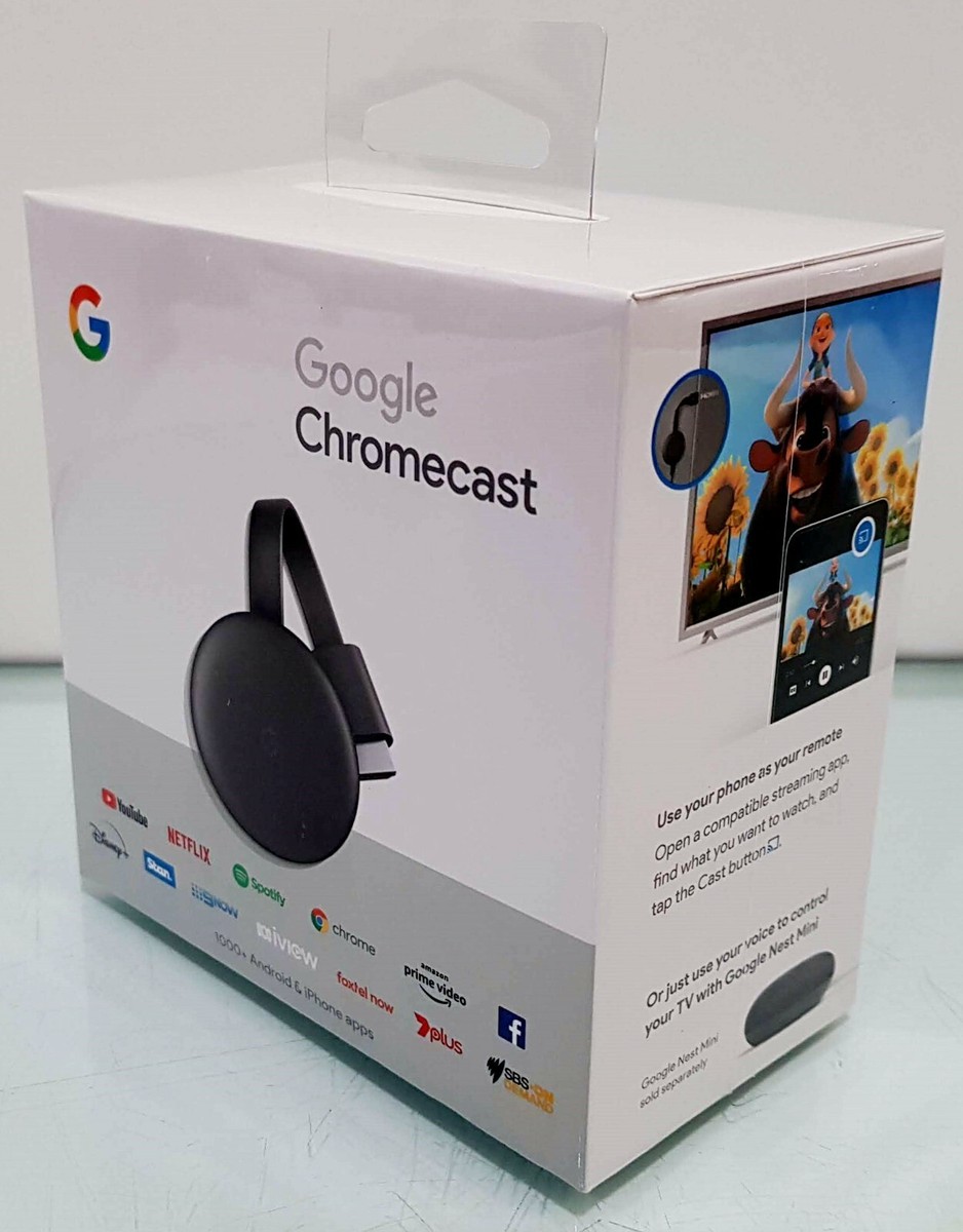 Google Chromecast 3rd Generation HDMI Digital Media Video Sorry