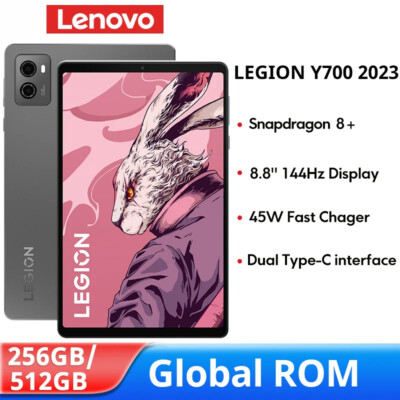 Original Lenovo LEGION Y700 2023 Snapdragon 8+ Octa Core 256GB