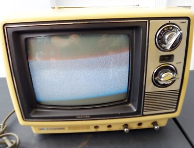Vintage 1978 Toshiba C097 TV Television Blackstripe | eBay