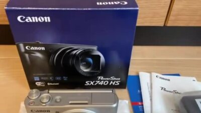 Canon PowerShot SX740 HS Silver Compact Digital Camera Zoom Lens