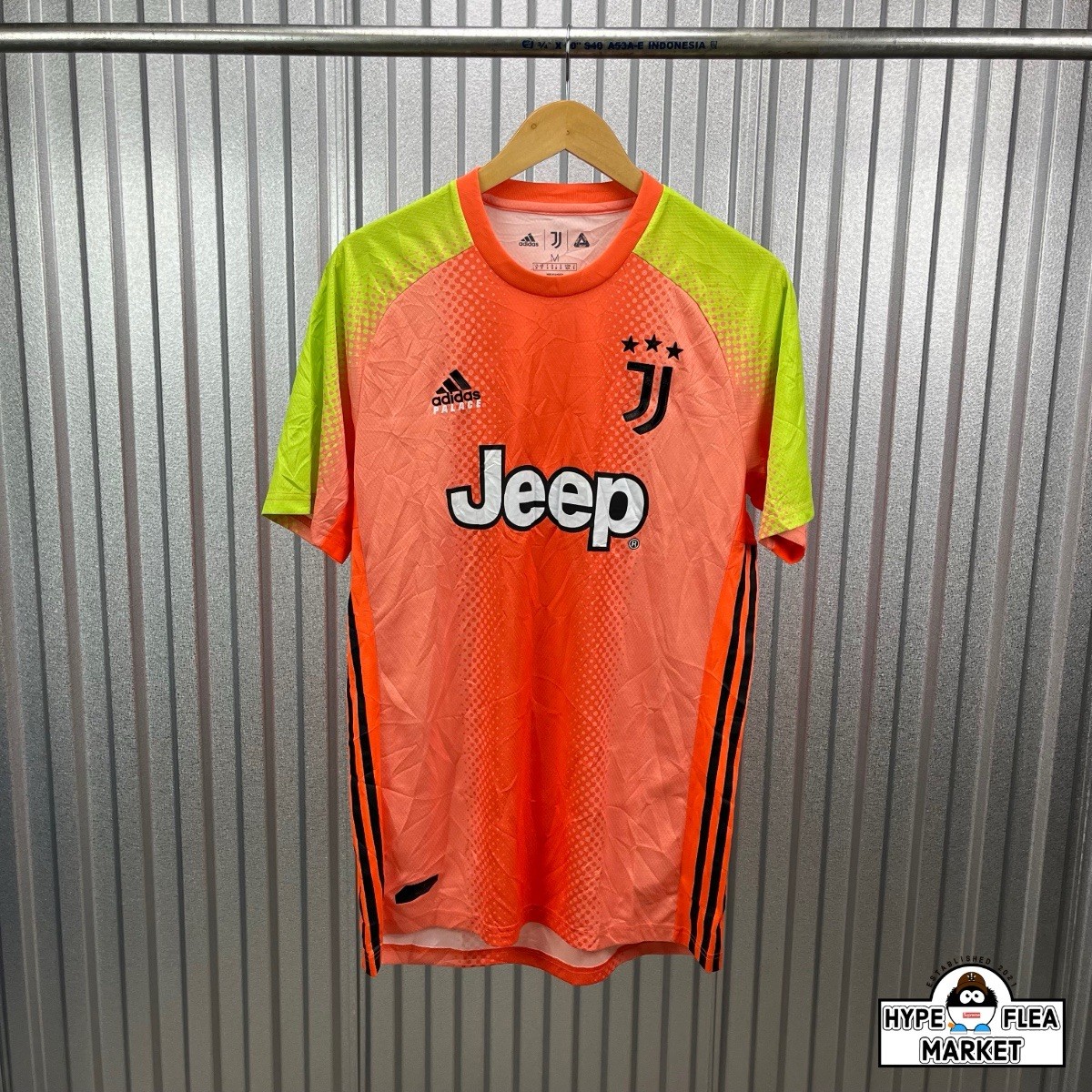 Adidas X Palace Juventus 19/20 4th Goalkeeper Soccer Jersey Size M