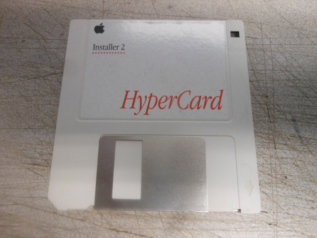 Vintage Apple 1987-1993 HyperCard 3 1/2