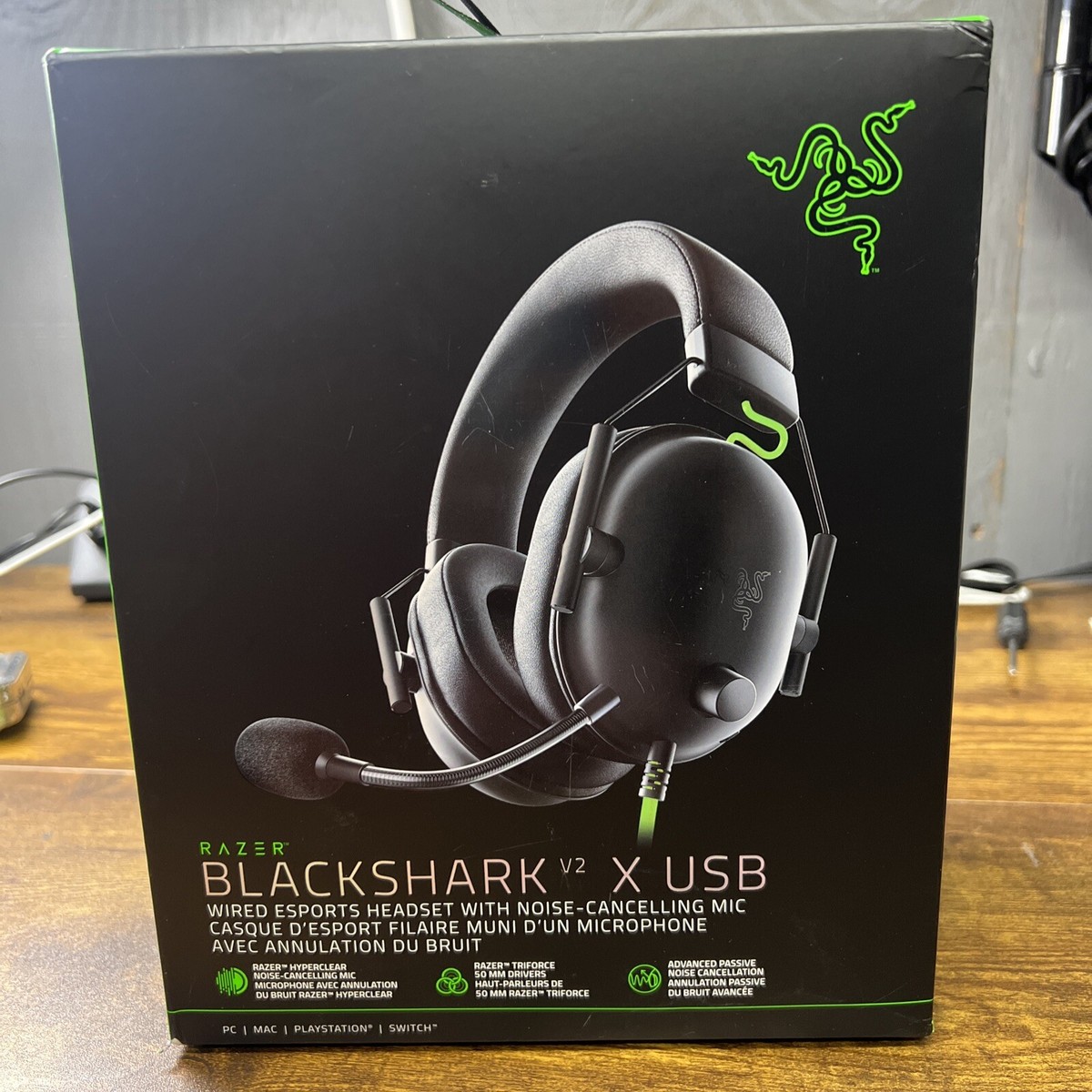 Razer BlackShark V2 X Wired USB Gaming Headset with 7.1 Surround