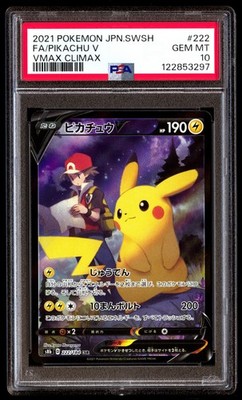 PSA 10 SET Pikachu V 222 Pikachu Vmax 223 Vmax Climax CSR Japanese