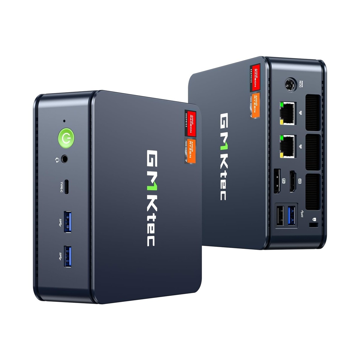 GMKtec Mini PC Gaming Preinstalled Windows 11 Pro, K6 AMD Ryzen 7