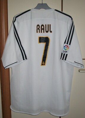 Real Madrid 2003-2004 Home football shirt jersey Adidas Player