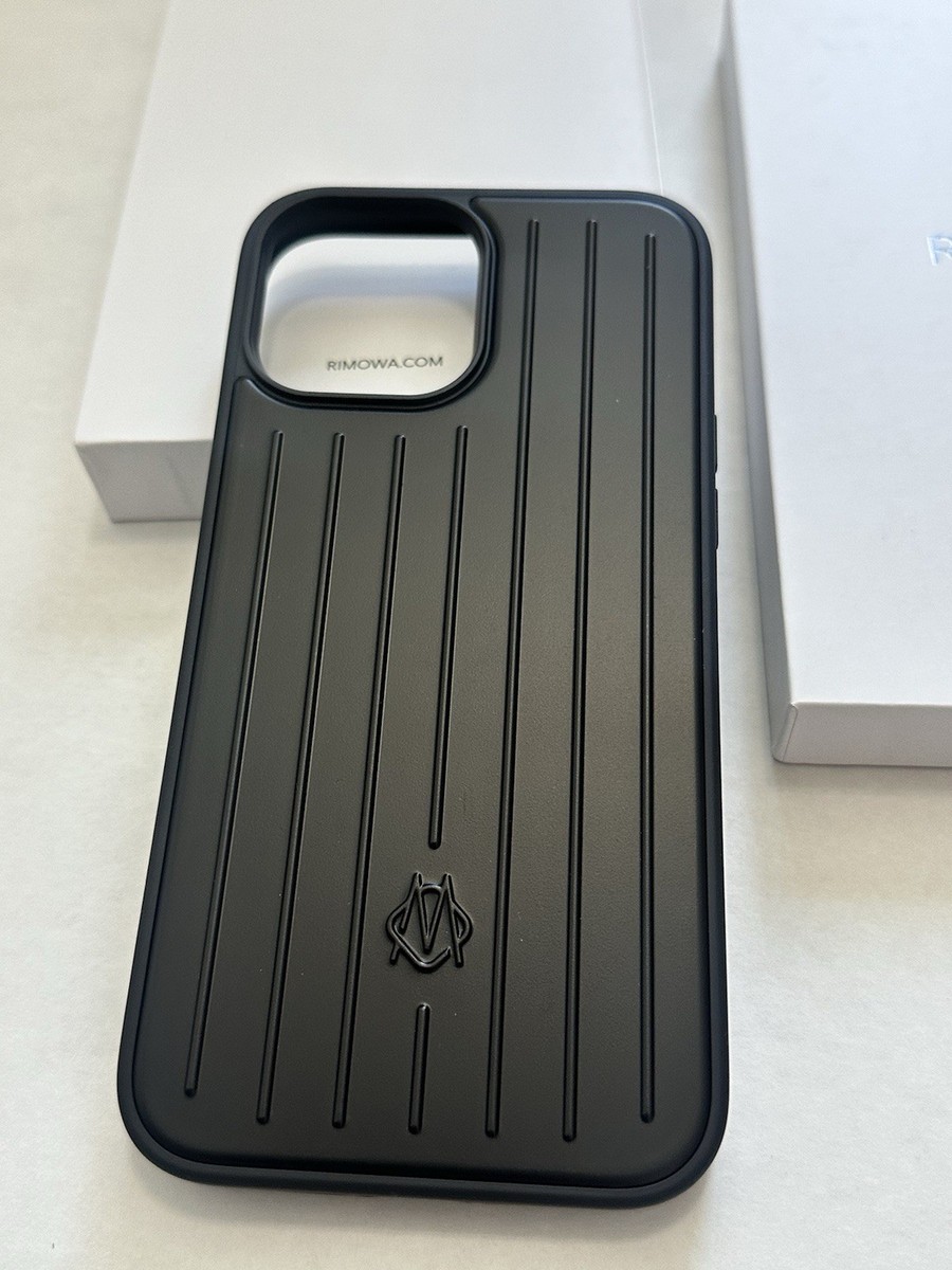 Rimowa Iphone Case Aluminum For 13 ProMAX Black⭐️U.S SELLER