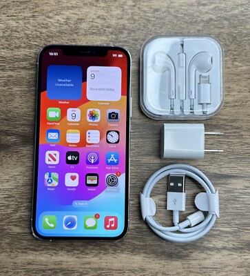 Apple iPhone 12 Pro Max - 512GB - Silver (Factory Unlocked) Very