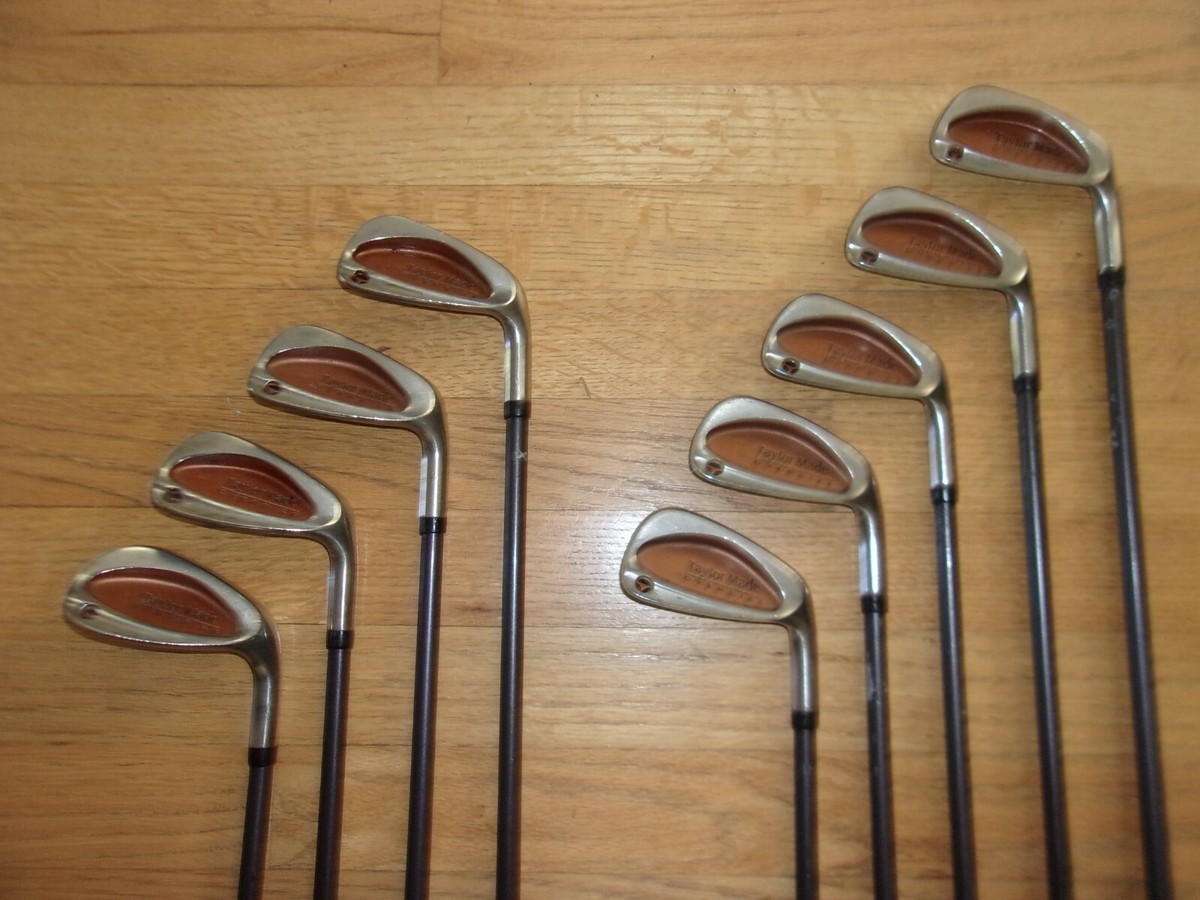 TaylorMade Burner Oversize Iron Set - S-90 plus Bubble Shafts, 3-9