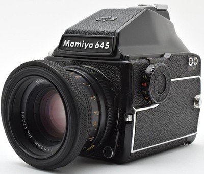 Mamiya M645 1000S Medium Format Camera + Sekor C 80mm f/2.8 Lens