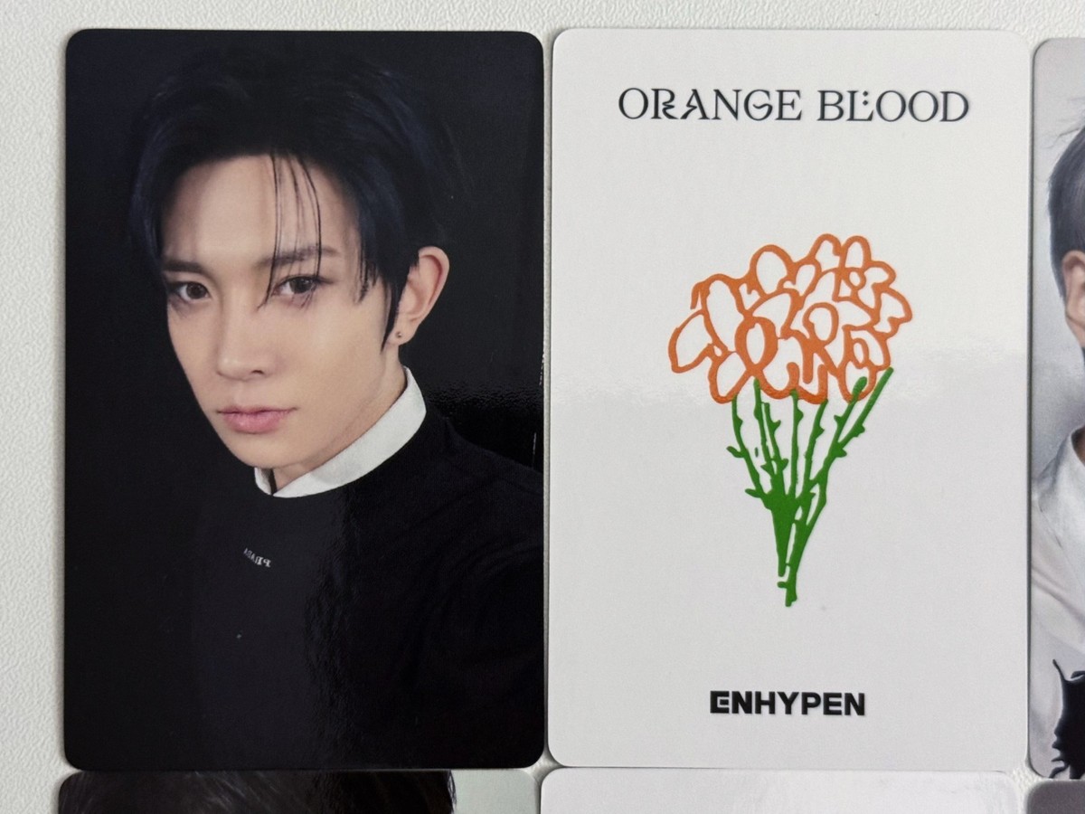 ENHYPEN ORANGE BLOOD Album Yizhiyu YZY Shanghai Fansign POB