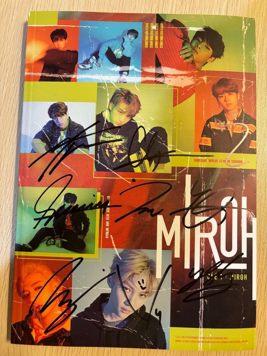 STRAY KIDS [Cle 1:MIROH] Autographed Signed Promo Album STRAYKIDS