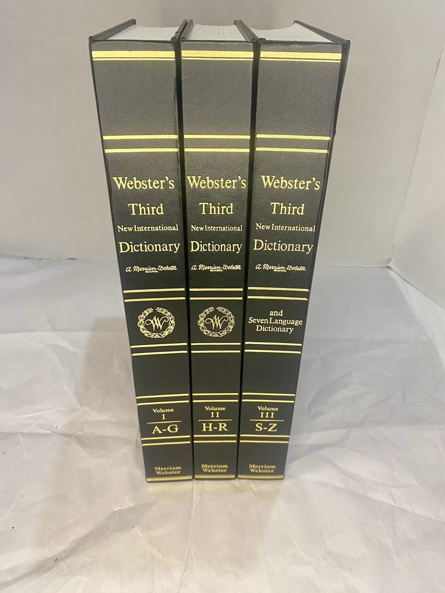 Webster's Third New International Dictionary by Inc. Staff Merriam