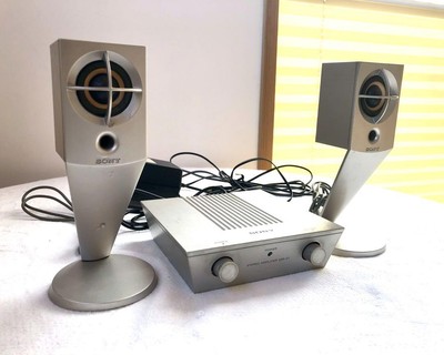 SONY SRS-Z1 Active Speakers Includes Japanese manual Made in the