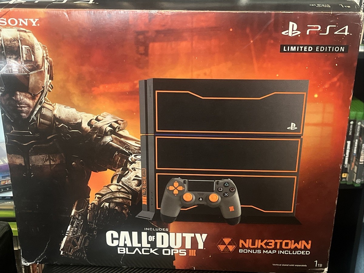 Call of Duty Black Ops 3 Limited Edition 1TB PS4 Console In Box W