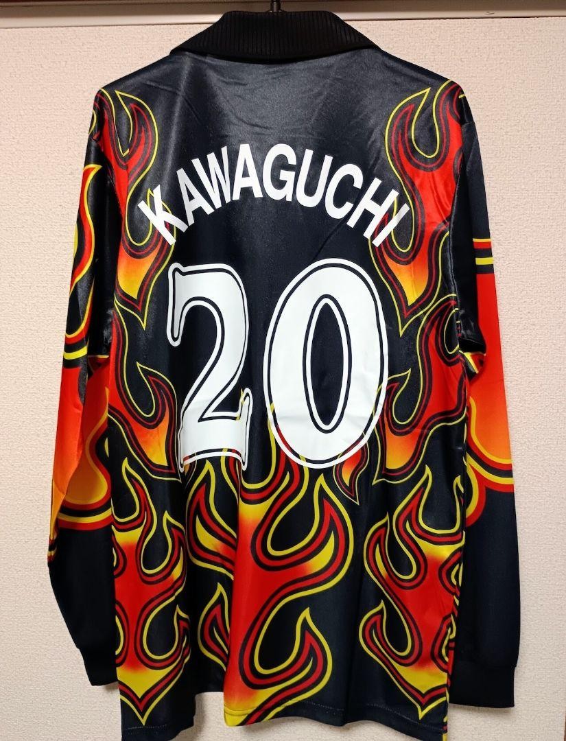 1998 Japan GK Yoshikatsu Kawaguchi Jersey Flame Design Reissue L