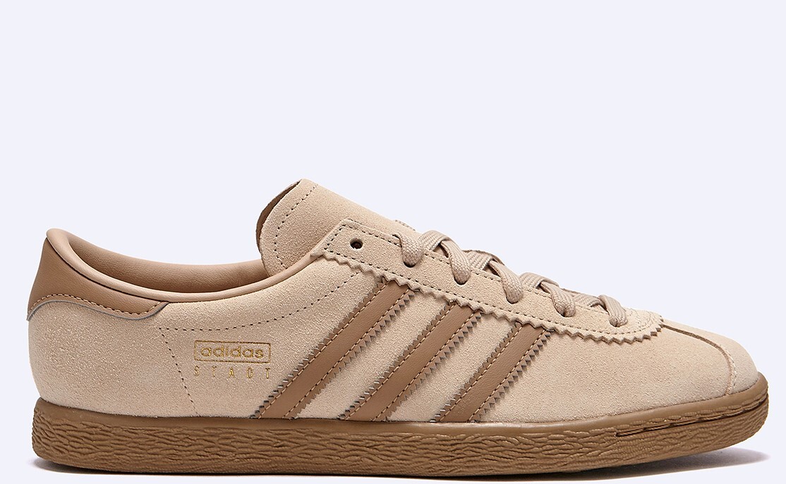 adidas Originals STADT MEN'S SHOES SUEDE GUM JI1886 BROEN CAMEL
