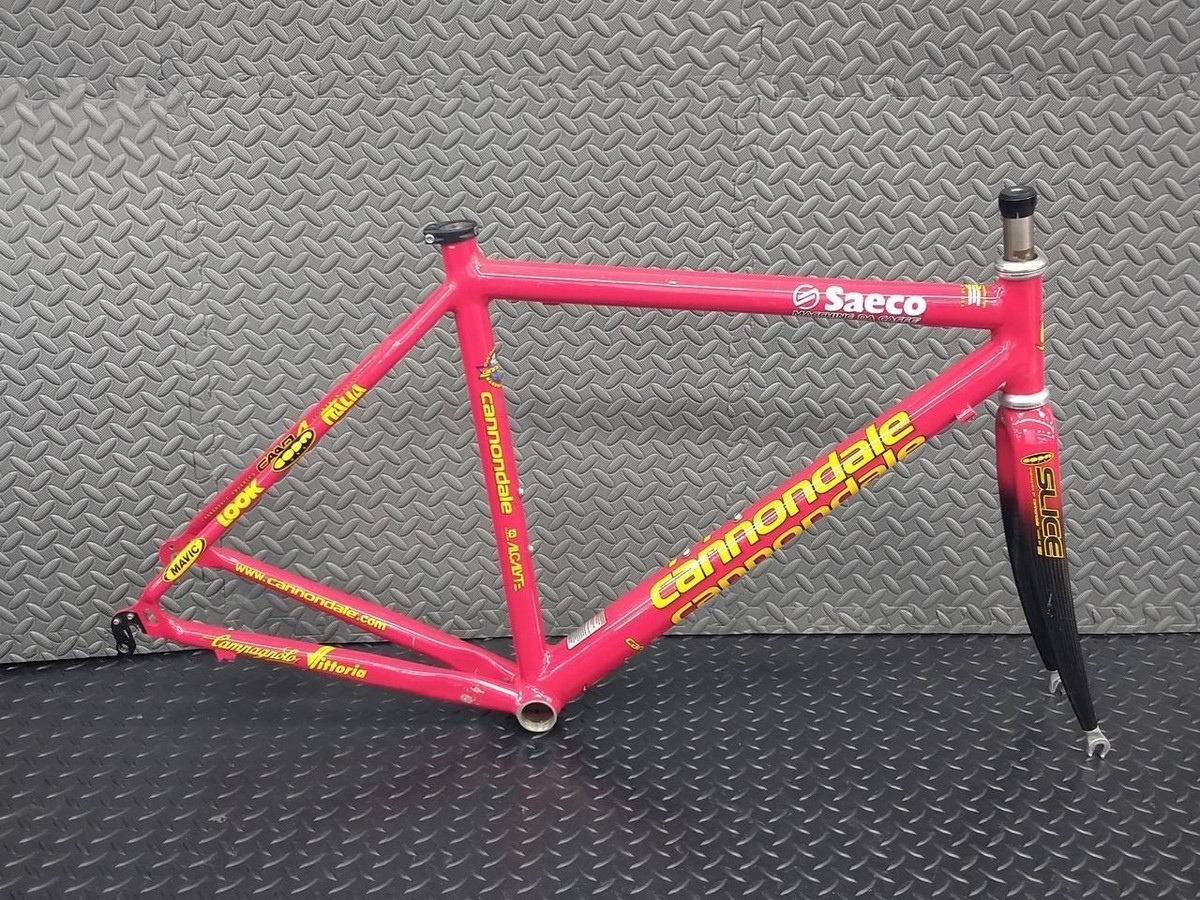 Cannondale Caad4 Road Bike Frame 510mm SAECO color Rare Japan USED