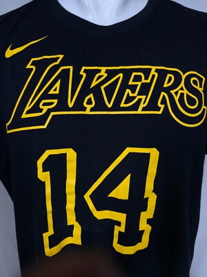 Brandon Ingram #14 Los Angeles Lakers NBA Nike Black Jersey Style