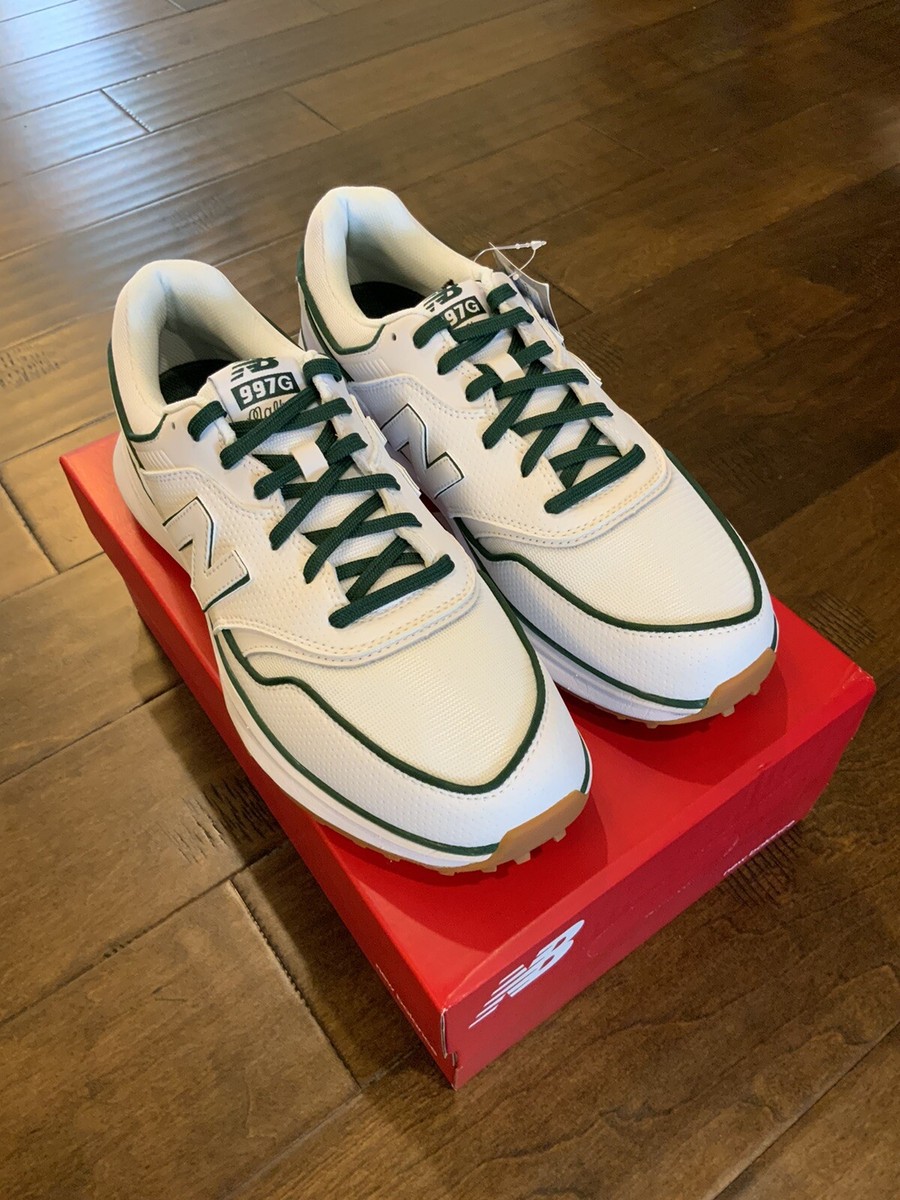 Malbon x New Balance 997G White/Green Rare Golf Shoes Size 11