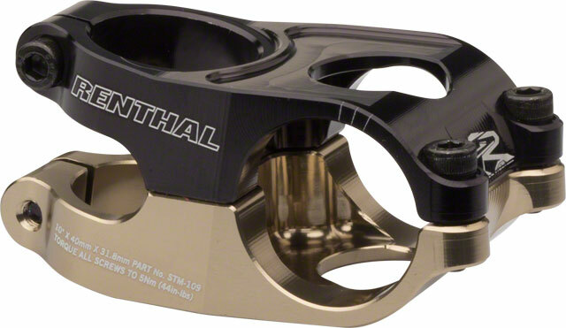 Renthal Duo Stem 31.8mm Clamp 1-1/8 Steerer 40mm Length +10 degree