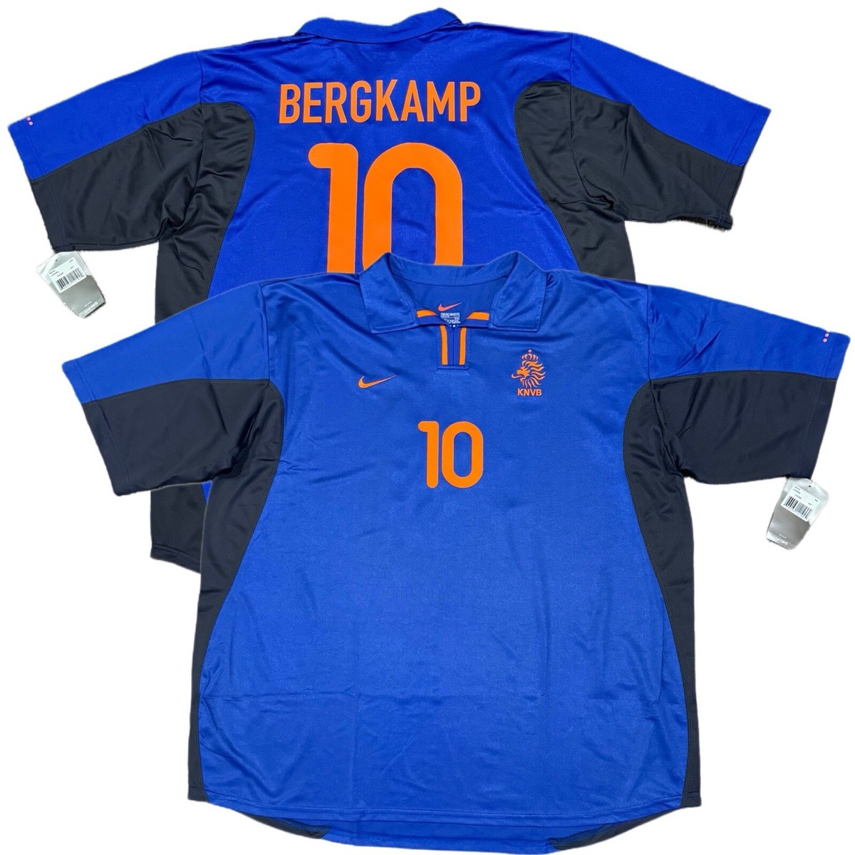 2000/01 Netherlands Away Jersey #10 BERGKAMP 2XL Nike Holland Euro