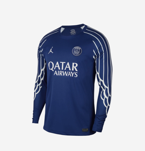 Jordan x PSG 2024/25 Stadium 4th Dri-Fit Replica Long-Sleeve
