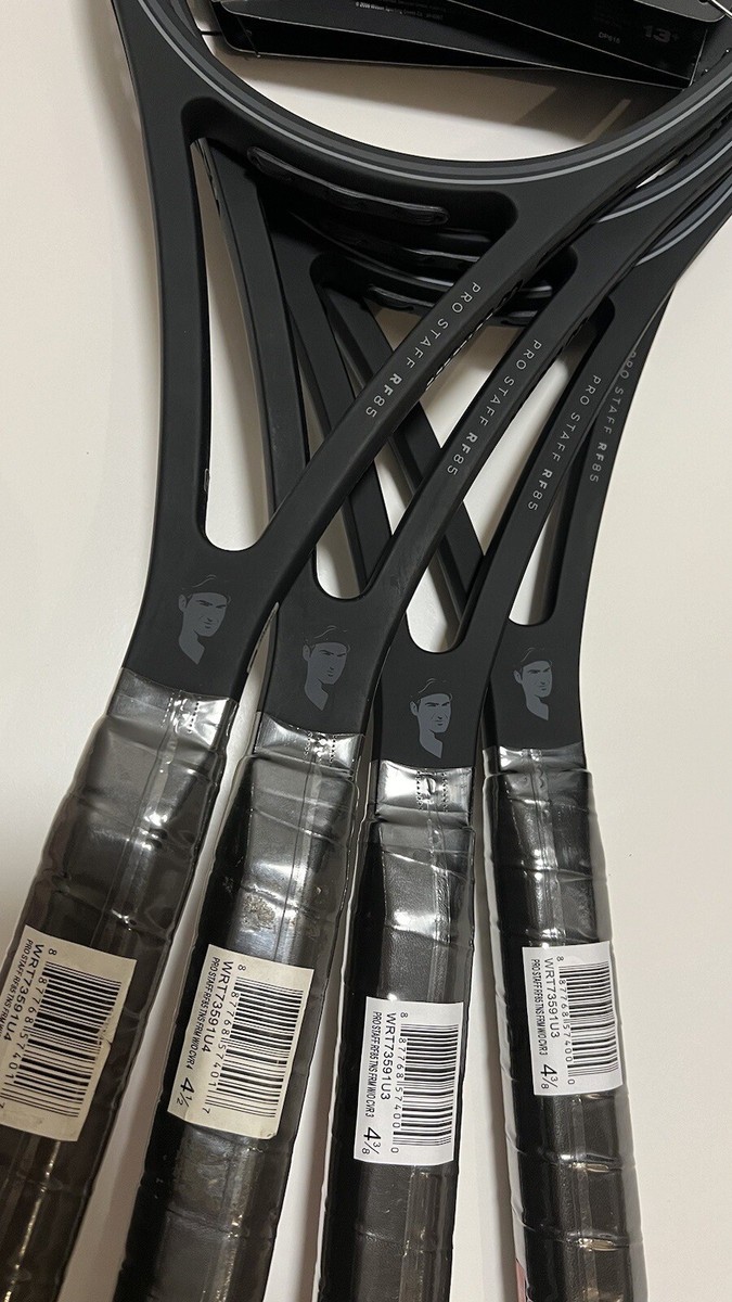 Wilson Pro Staff RF85 Tennis Racquet - Black (WRT73591) for sale